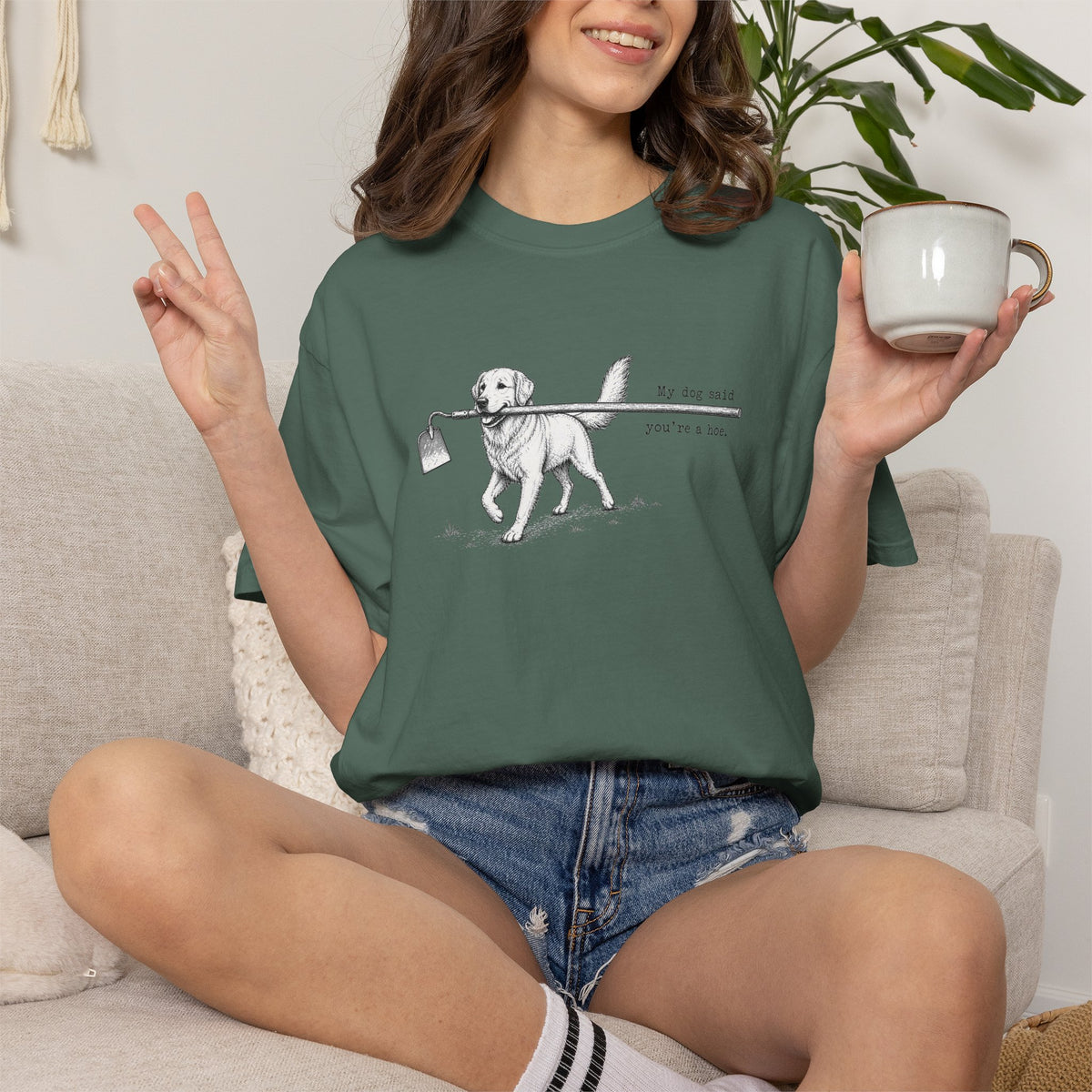 My Dog Said You’re a Hoe Golden Retriever T-Shirt