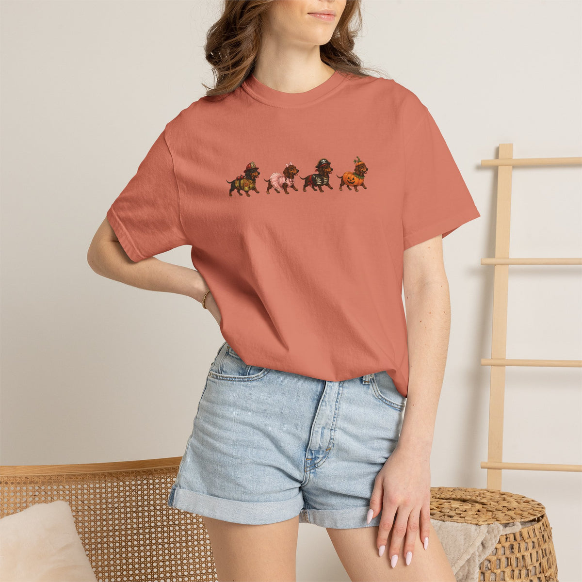 Dachshund Halloween Costume T-Shirt