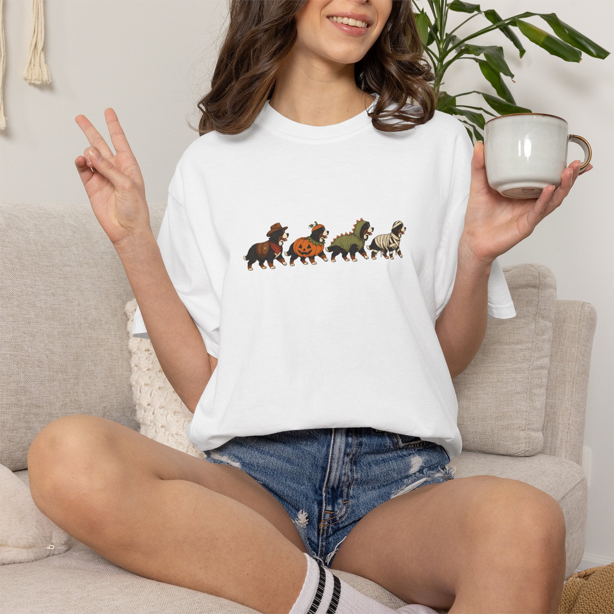 Bernese Mountain Dog Halloween Costume T-Shirt