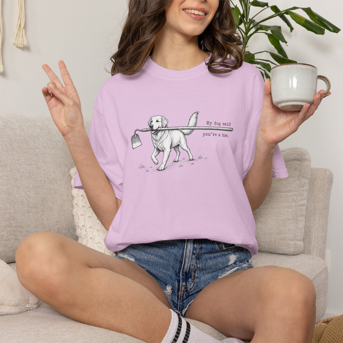 My Dog Said You’re a Hoe Golden Retriever T-Shirt