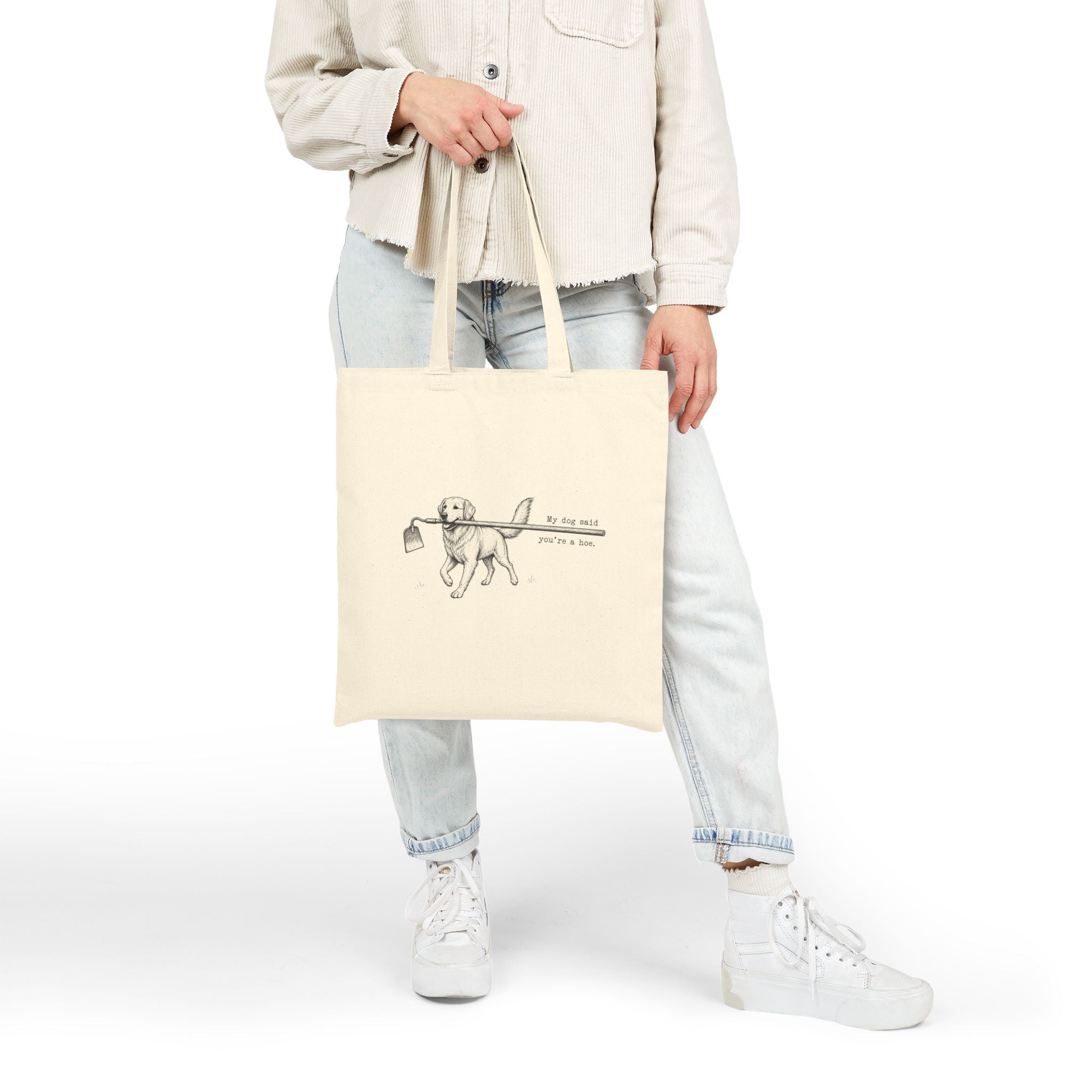 Golden Retriever Bag, My Dog Said You’re a Hoe, Dog Bag, Dog Mom Tote