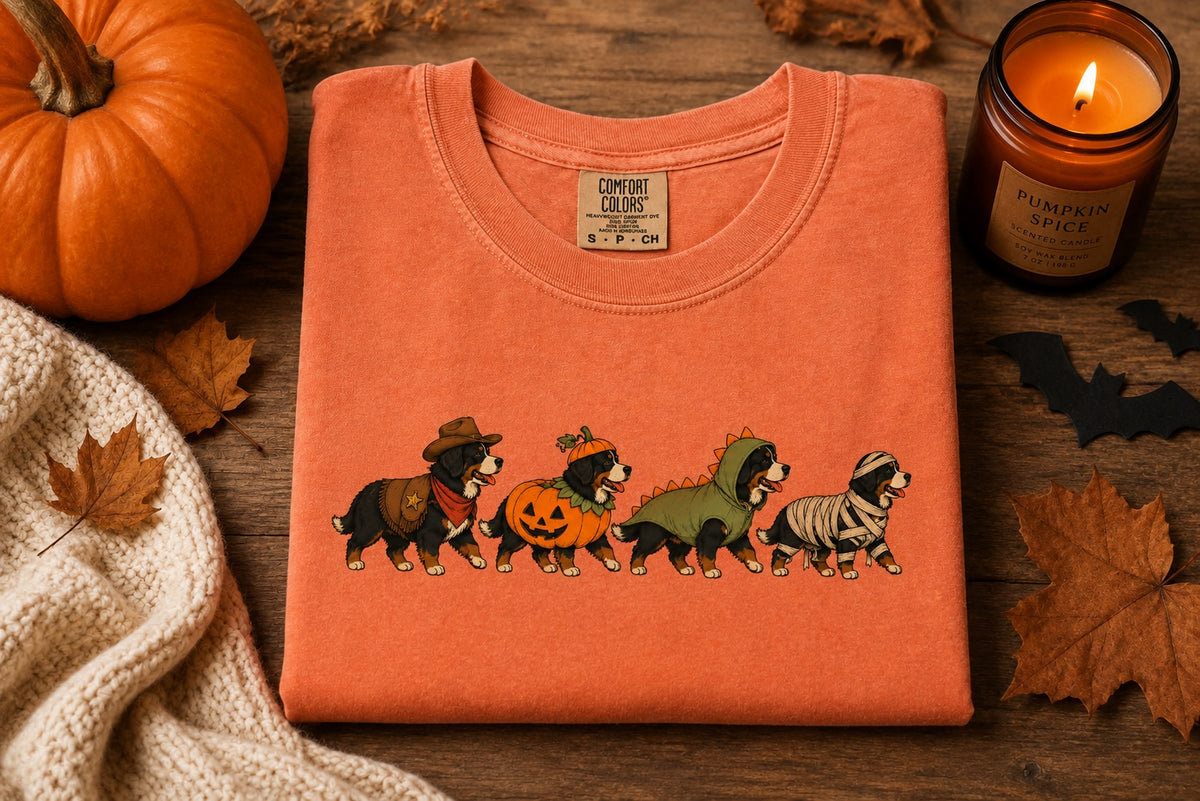 Bernese Mountain Dog Halloween Costume T-Shirt