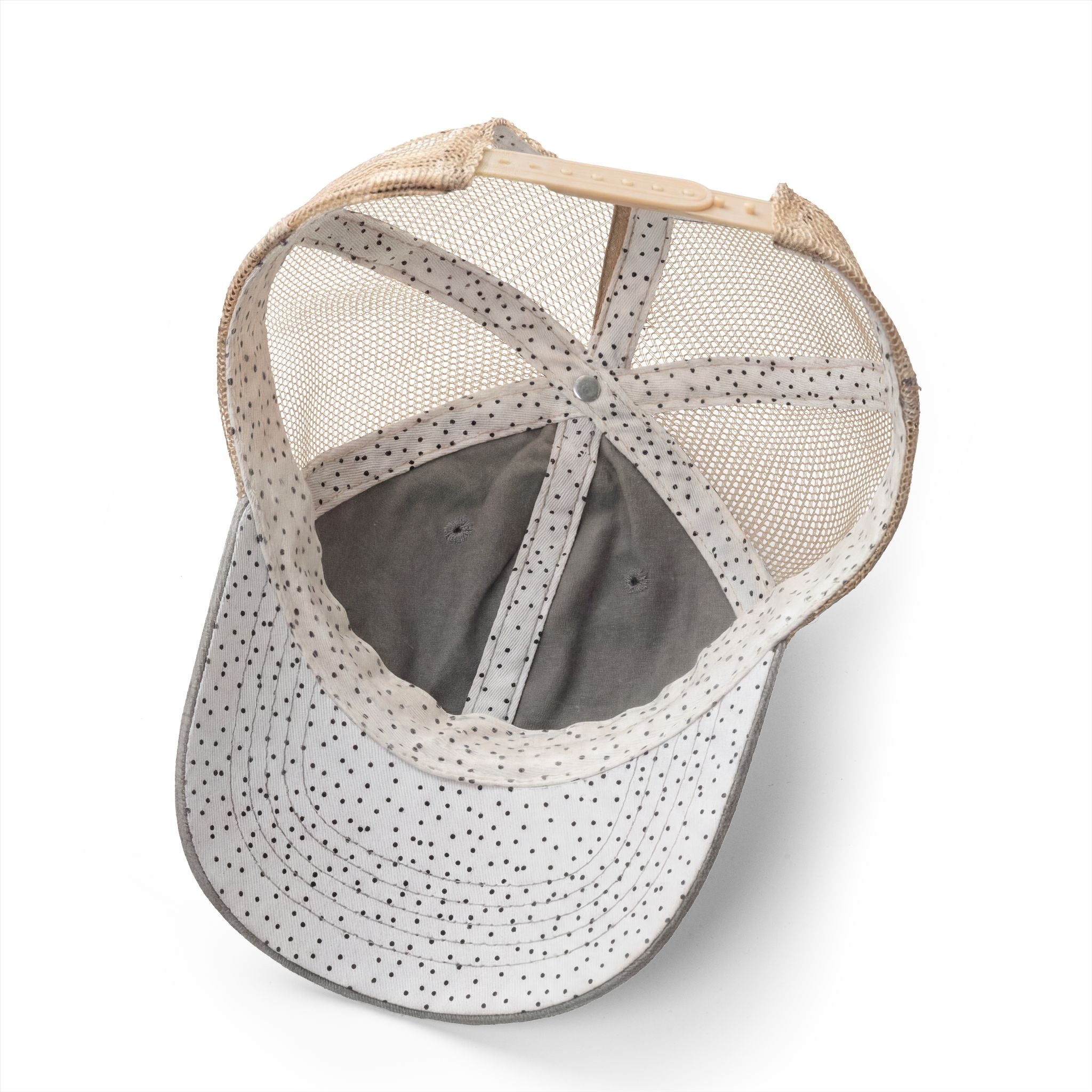 Women’s Embroidered Fishing Hat – Crappie Attitude High Ponytail Trucker Hat