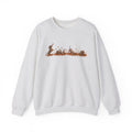 Dachshund Playing in Leaves Fall Sweatshirt