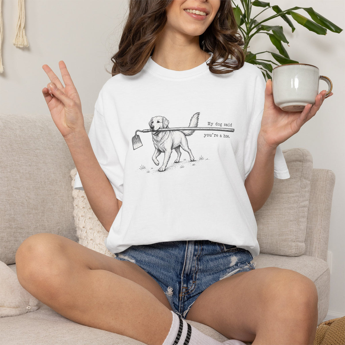 My Dog Said You’re a Hoe Golden Retriever T-Shirt