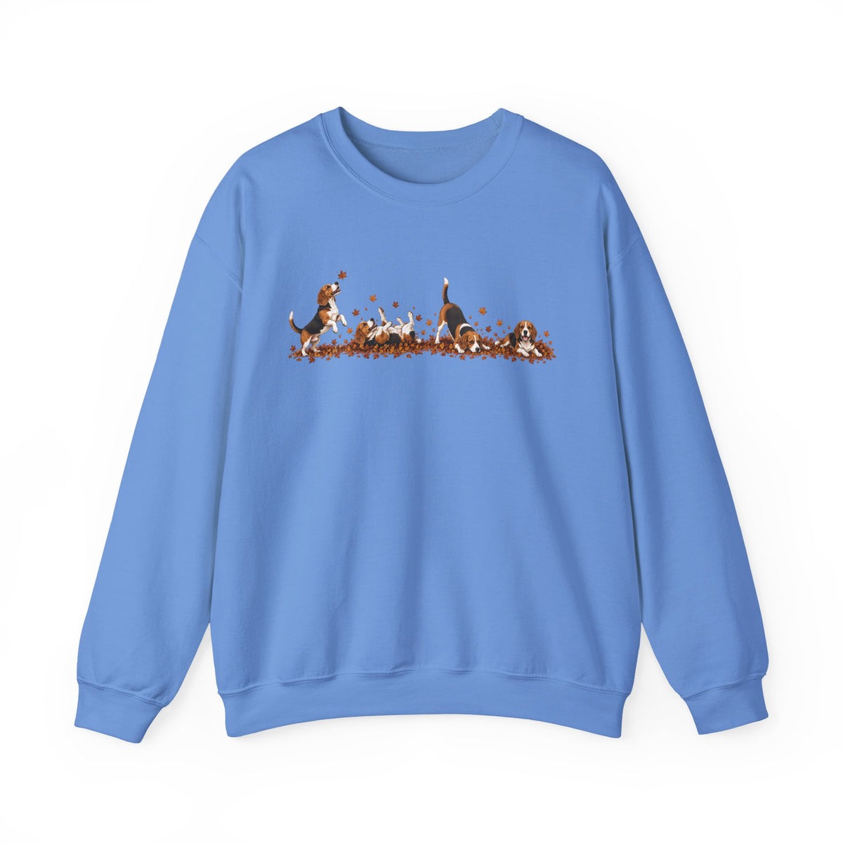 Beagle Playing in Leaves Fall Sweatshirt