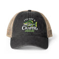 Women’s Embroidered Fishing Hat – Crappie Attitude High Ponytail Trucker Hat