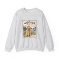 Wisconsin Golden Retriever Stamp Sweatshirt | Dog Mom Crewneck