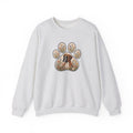 Boxer Dog Floral Paw Print Sweatshirt
