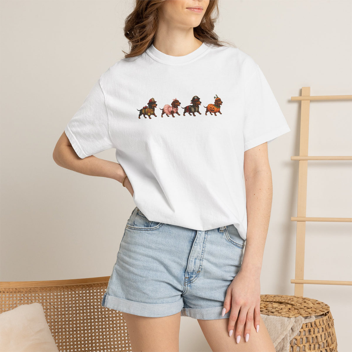 Dachshund Halloween Costume T-Shirt